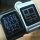 The Pebble 2, white and black